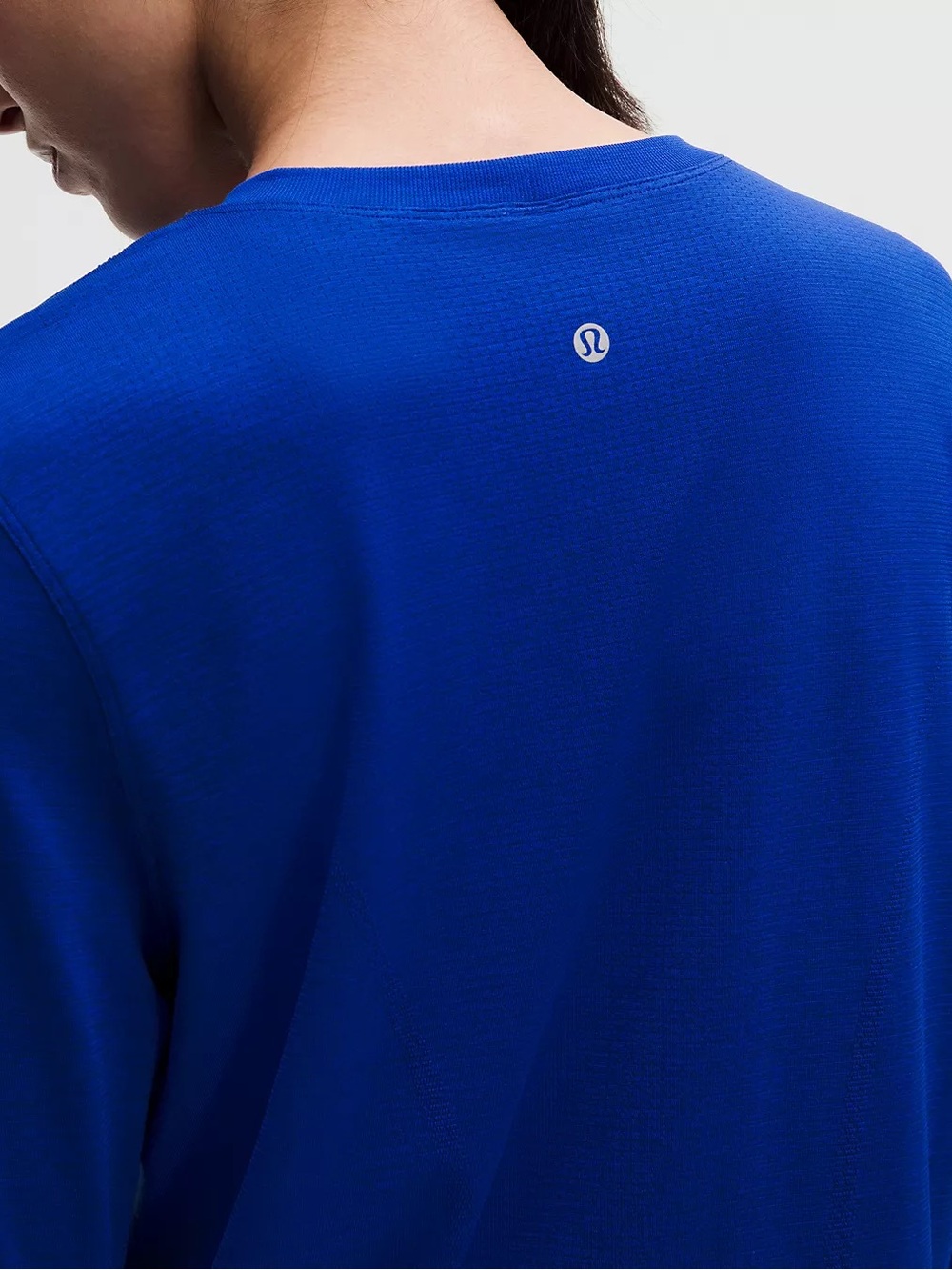 Lululemon Swiftly Relaxed Long Sleeve Shirt Size 8 NWT Clubhouse Blue/Jet Stream - Picture 3 of 10